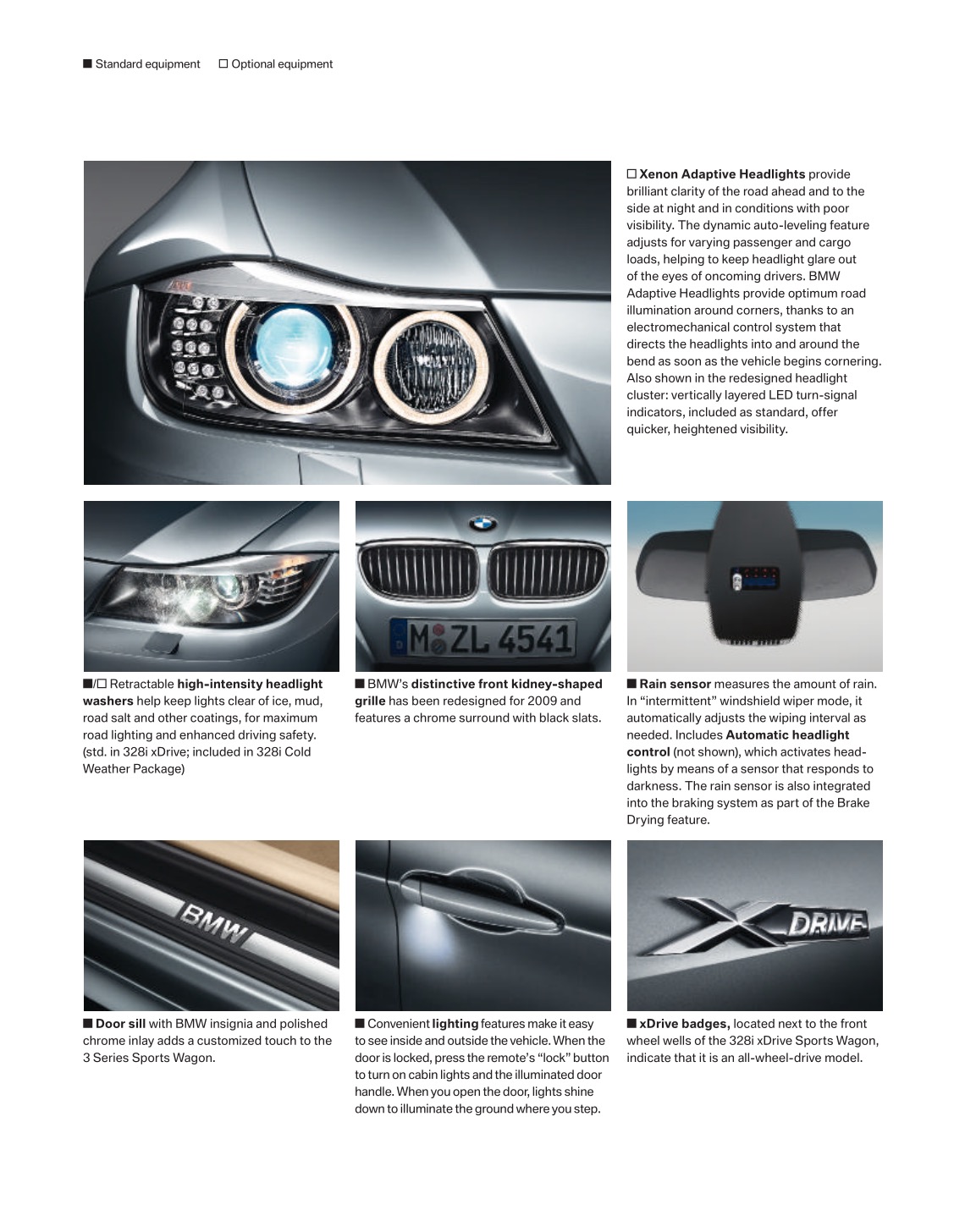 2009 BMW 3-Series Wagon Brochure Page 4